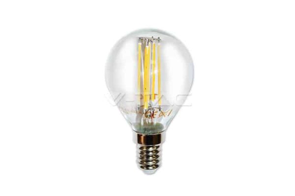 Comprar  Bombilla Led E14 P45 Filamento 4W V-TAC 400LM 6000K
