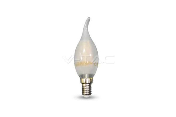 Comprar  Bombilla Led E14 Vela Llama de Filamento 4W V-TAC 400LM 6000K